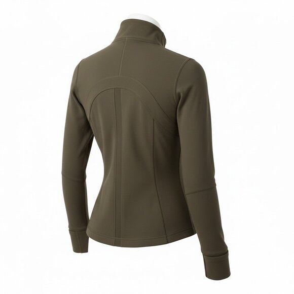 Lululemon Define Track Jacket Olive Green SZ Small Athletic Jacket - Picture 3 of 7